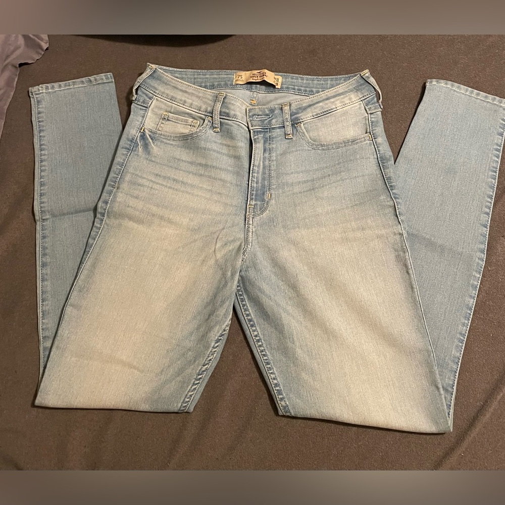 Hollister Super Skinny High Rise - Size 28 Light Blue
